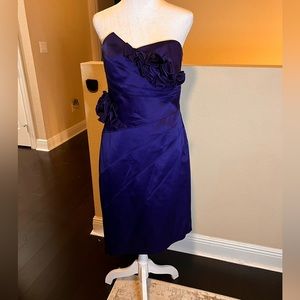 Karen Millen Womens Sapphire Strapless Dress